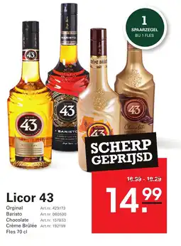 Sligro Licor 43 aanbieding