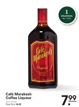 Sligro Cafe Marakesh Coffee Liqueur aanbieding