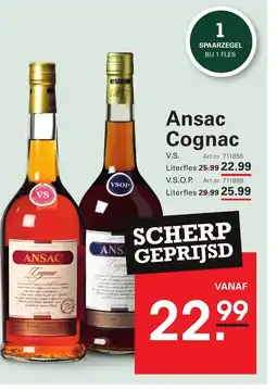 Sligro Ansac Cognac aanbieding