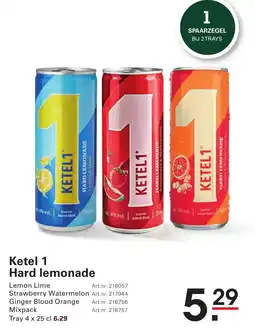 Sligro Ketel 1 Hard lemonade aanbieding