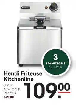 Sligro Hendi Friteuse Kitchenline aanbieding