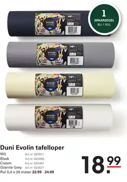 Sligro Duni Evolin tafelloper aanbieding