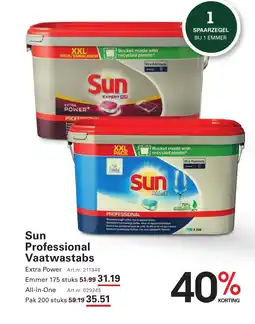 Sligro Sun Professional Vaatwastabs aanbieding