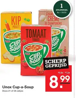 Sligro Unox Cup a Soup aanbieding