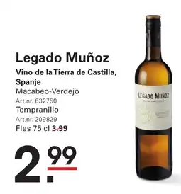 Sligro Legado Muñoz aanbieding