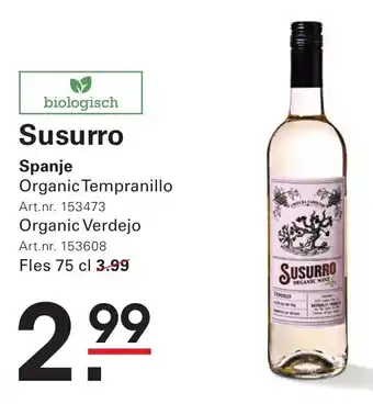 Sligro Susurro aanbieding