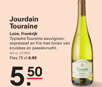 Sligro Jourdain Touraine aanbieding