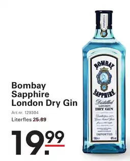 Sligro Bombay Sapphire London Dry Gin aanbieding