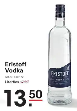 Sligro Eristoff Vodka aanbieding