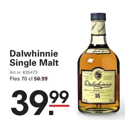 Sligro Dalwhinnie Single Malt aanbieding
