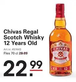 Sligro Chivas Regal Scotch Whisky 12 Years Old aanbieding