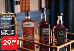 Sligro Jack Daniel's Tennessee Whiskey aanbieding
