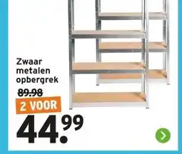 GAMMA Zwaar metalen opbergrek aanbieding