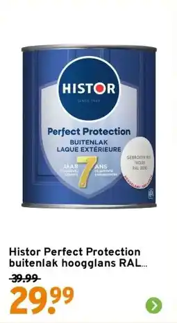 GAMMA Histor Perfect Protection buitenlak hoogglans RAL 9010 gebroken wit 750 ml aanbieding
