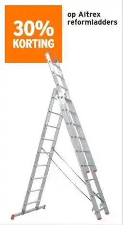 GAMMA 30% KORTING op Altrex reformladders aanbieding