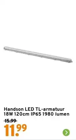 GAMMA Handson LED TL-armatuur 18W 120cm IP65 1980 lumen aanbieding