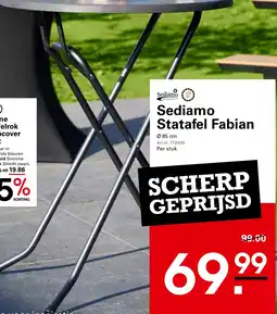 Sligro Sediamo Statafel Fabian aanbieding