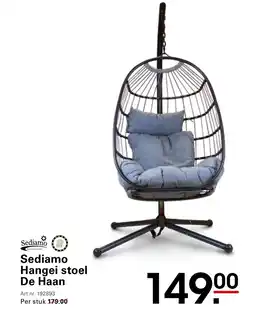 Sligro Sediamo Hangei stoel De Haan aanbieding