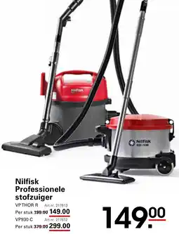 Sligro Nilfisk Professionele stofzuiger aanbieding