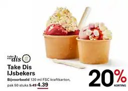 Sligro Take Dis IJsbekers aanbieding