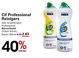 Sligro Cif Professional Reinigers aanbieding