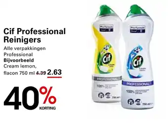 Sligro Cif Professional Reinigers aanbieding