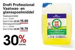 Sligro Dreft Professional Vaatwas en glansspoelmiddel aanbieding