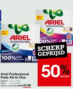 Sligro Ariel Professional Pods All-in-One aanbieding