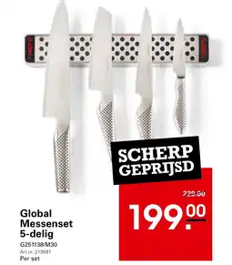 Sligro Global Messenset 5 delig aanbieding