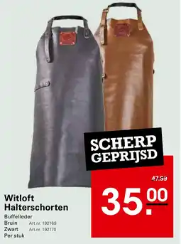 Sligro Witloft Halterschorten aanbieding