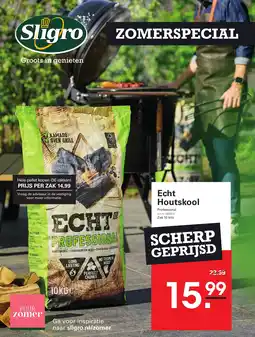 Sligro Echt Houtskool Professional aanbieding