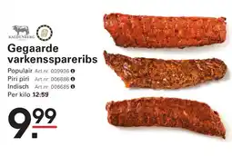 Sligro Gegaarde varkensspareribs aanbieding