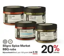 Sligro Sligro Spice Market BBQ rubs aanbieding