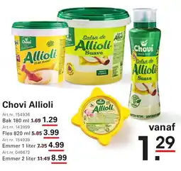 Sligro Chovi Allioli aanbieding