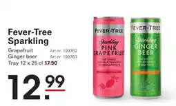 Sligro Fever Tree Sparkling aanbieding
