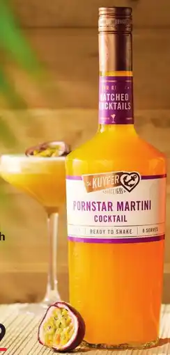 Sligro De Kuyper Batched Pornstar Martini aanbieding