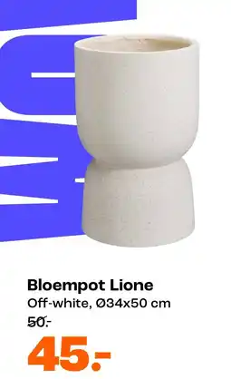 Kwantum Bloempot Lione aanbieding