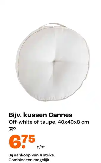 Kwantum Kussen cannes aanbieding