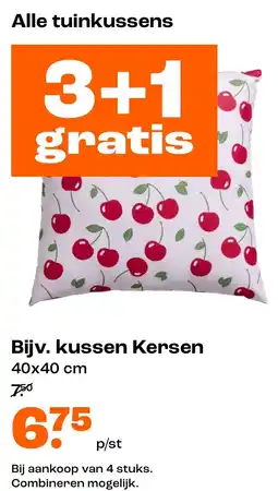 Kwantum Kussen kersen aanbieding