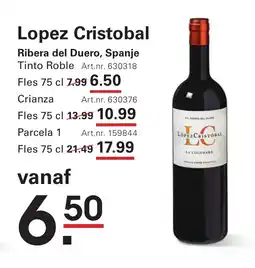 Sligro Lopez Cristobal aanbieding