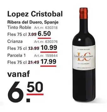 Sligro Lopez Cristobal aanbieding