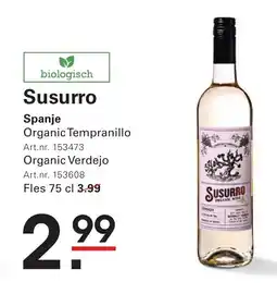 Sligro Susurro Spanje aanbieding