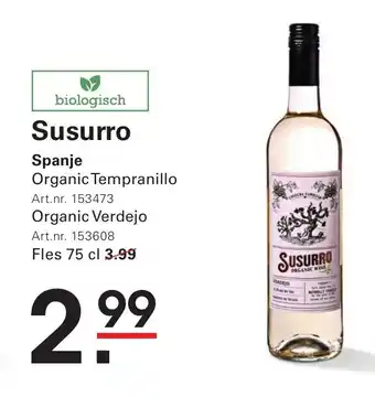 Sligro Susurro Spanje aanbieding