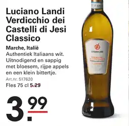 Sligro Luciano Landi Verdicchio dei Castelli di Jesi Classico aanbieding