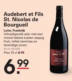 Sligro Audebert et Fils St. Nicolas de Bourgueil aanbieding