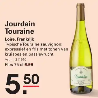Sligro Jourdain Touraine aanbieding
