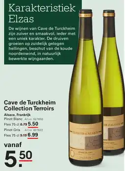 Sligro Cave de Turckheim Collection Terroirs aanbieding