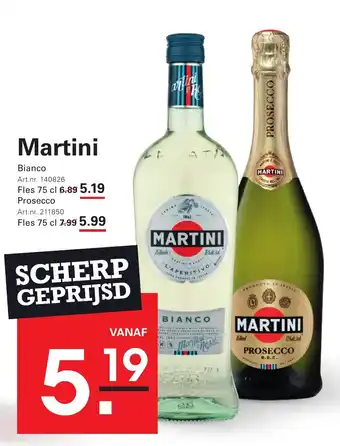 Sligro Martini aanbieding