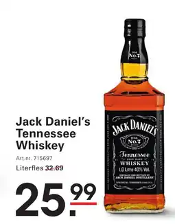 Sligro Jack Daniel's Tennessee Whiskey aanbieding