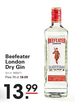 Sligro Beefeater London Dry Gin aanbieding